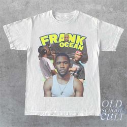 Frank Ocean Vintage Bootleg Style T-Shirt, Frank Ocean Retro Y2k Graphic Tee | Oversized 90s Fan Shirt, Frank Ocean Gift