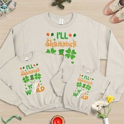 Cute Lucky Sweatshirt, Funny St Patrick's Day Sweatshirt, Happy Shamrock Sweatshirt, Irish Sweatshirt, Women's St Patric