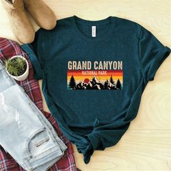 Grand Canyon National Park Shirt, Arizona Shirt, Camper Tee, Retro Shirt, Camp Lover, Camping Shirt, Travel Shirt, Hiker