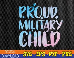 Purple Proud Military Child, Military Children Month Svg, Eps, Png, Dxf, Digital Download