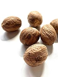 Organic Nutmeg (Jaifal), Whole Indian Spices, Whole Nutmeg Kerala Spices, premium quality herbs kitchen gifts dried herb