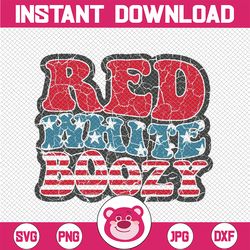 Red White and Boozy Svg, Retro Fourth of July Svg, 4th of July Independence Day Svg, Patriotic America Png, Digital