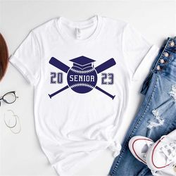 Class Of Senior 2023 Baseball, Lover Gift T-Shirt, Baseball Shirt, Senior 2023 Shirt