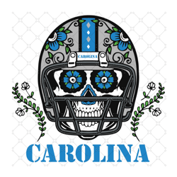 Carolina Panthers Skull Helmet Svg, Sport Svg, Foo