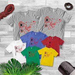 Dandelion Shirt, Matching Couples Shirt, Flower Lovers Shirt, Valentine's Day Gifts, Love Dandelion For Valentines, Dand