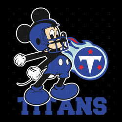 Mickey Mouse Titans Svg, Sport Svg, Football Svg,