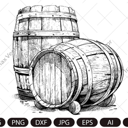 wooden barrel svg, barrels svg, wine barrelssvg, barrel dxf, barrel png, barrel clipart, barrel files