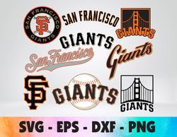 San Francisco Giants logo, bundle logo, svg, png, eps, dxf