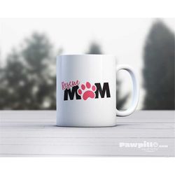 Rescue Mom Mug, Dog Coffee Mug, Dog Paw Mug, Pet Lover Gift, Paw Coffee Mug, Dog Lover Gift, Dog Mug, Paw Print Mug, Pet