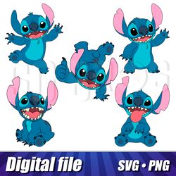 Stitch svg and png files, Stitch cricut image, clipart vector image, Stitch sticker, cut stitch for print, Stitch bundle
