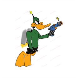 Duck Dodgers SVG 3, svg, dxf, Cricut, Silhouette Cut File, Instant Download