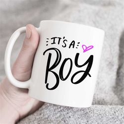 its a boy mug, gender reveal mug, baby announcement mug, baby shower gift, its a boy gift, baby shower mug, new parents