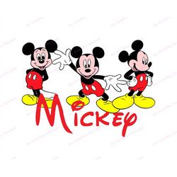 Mickey Mouse SVG 38, svg, dxf, Cricut, Silhouette Cut File, Instant Download