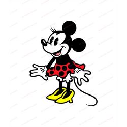 Minnie Mouse SVG 15, svg, dxf, Cricut, Silhouette Cut File, Instant Download