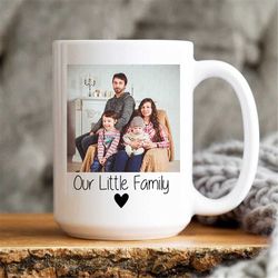 Personalized mothers day mug, family custom mug, gift for mommy, gift for daddy, custom photo mug, personalized gift mug