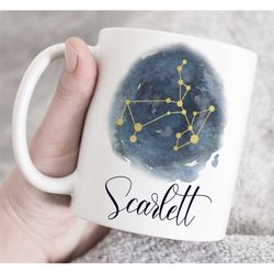 Sagittarius Zodiac Mug, Sagittarius Gift, Sagittarius Constellation Coffee Mug, December Birthday gift , Custom Astrolog