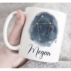 Libra Mug, Libra Constellation Mug, Libra Gift,  Libra Cup, Libra Star Sign, Libra Zodiac Mug, Constellation Name Mug, c