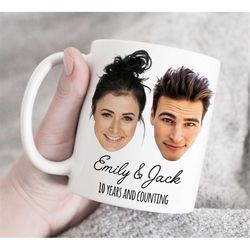 Custom Photo Mug, Gift for Husband and Wife, Hubby Mug ,Wedding Gift, Mr and Mrs, Wedding Mugs, Custom Mugs, anniversary