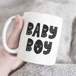 baby boy mug, its a boy mug, new parents mug, pregnancy reveal gift, baby shower gift, its a boy gift, baby shower mug,
