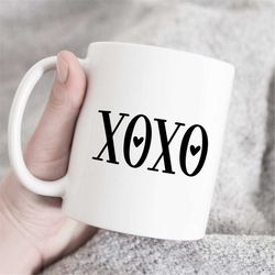 XOXO Coffee Mug, XOXO Mug, Cute Mugs, Valentines Mug, Gift for Wife, Anniversary Mugs, love mug, gift idea, Cute Valenti