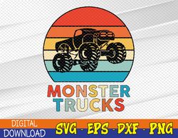 Monster Truck for Toddlers, Youth, Adults, Boys, Girls, Kids Svg, Eps, Png, Dxf, Digital Download