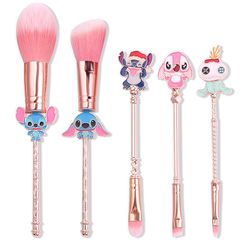 Disney Stitch Professional Beauty MakeUp Brush Set Beauty Powder Super Soft Blush Brush Foundation Concealer