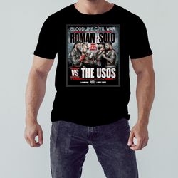 wWE The Bloodline 2023 Money In the Bank Civil War shirt, Shirt For Men Women, Graphic Design, Unisex Shirt