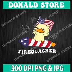 FireQuacker Funny FireWorks American Patriotic 4th July Png, PNG High Quality, PNG, Digital Download