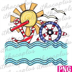 Summer Cruise Anchor PNG bublimation, Summer frame background add name, Vacation Holiday boat printable,clipart,hello su