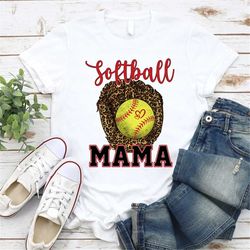 softball shirt, softball mama leopard shirt, softball mom shirt, softball mama shirt, softball mom gift, softball lover