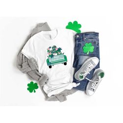 Happy St Patricks Day Shirt,Shamrock Shirt,Saint Patricks Day Shirt,Patricks Vintage Truck Shirt,Saint Patricks Day Fami