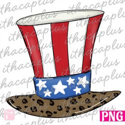 4th of July png, Uncle Sam Hat, Freedom Patriotic Sublimation, fourth of July clipart, Patriotic printable, Independence