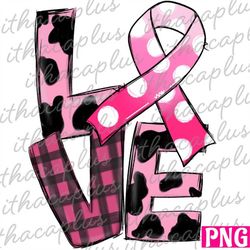 Pink awareness ribbon png, love png, Breast Cancer sublimation, hope png, In October We Wear Pink Png  sublimation, clip