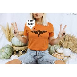 Bat Shirt, Halloween Shirt, Moon Shirt, Family Halloween Shirt