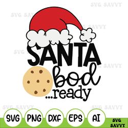 Santa Bod SVG, Christmas SVG, Santa Bod ready svg, Christmas plate, Christmas Cookie svg, Christmas, Christmas Svg, Chri