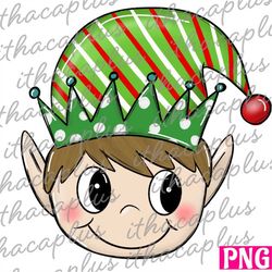Christmas ELF PNG sublimation - ELF boy printable, Christmas digital Clipart, sublimation, elf feet png, Elf Hat, Christ
