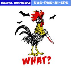 Chicken Mashup Michael Myers What Halloween Svg, Chicken Halloween Svg, Michael Myers Svg, Halloween Svg, Png Eps File