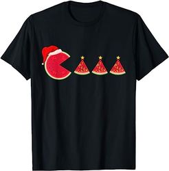 Water Melon Christmas Tree Christmas In July Funny Summer T-Shirt