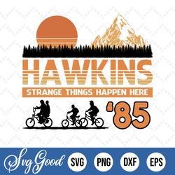 Hawkins Middle School svg, Stranger Things Inspired svg, Upside Down Svg