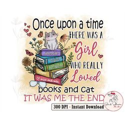 Cat And Books Png, Floral Books Png, Teacher Png, Mental Health, Floral Png, Sublimation Png, Mental Health Quotes