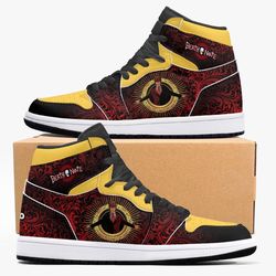 Death Note Light Yagami Red-Yello JD1 Shoes, Sakata Gintoki Gintama Jordan 1 Shoes, Sakata Gintoki Gintama Sneaker Shoes