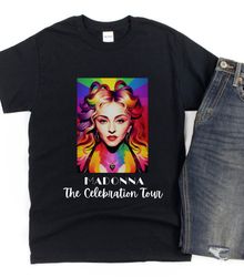 Madonna Retro T-Shirts, The Celebration Tour, Four Decades Music Tour, Madonna Shirts