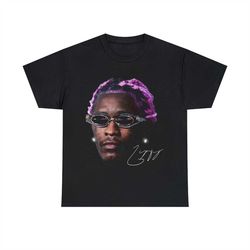 YOUNG THUG T-Shirt | Rap Tee Concert Merch Kanye Thugger Slime Season | Green Rare Hip Hop Graphic Print |