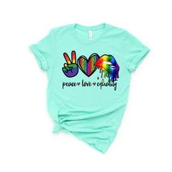 Peace Love Equality Shirt, Pride Shirt,Be You LGBTQ Shirt,Pride Month Shirt,Gay Pride T Shirt,LGBTQ Gift,Lesbian shirt,R