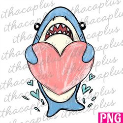 Valentines Day png Sublimation, Valentines shark love printable, Love Bites clipart  digital, frame background png, happ