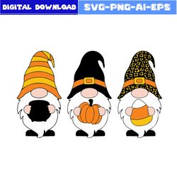 Fall Halloween Gnome Svg, Halloween Gnome Svg, Gnome Svg, Halloween Svg, Dxf Png Eps File