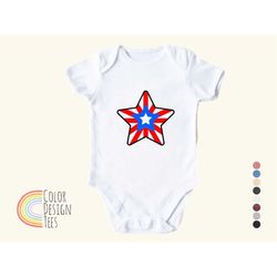 American Star Onesie , Baby 4th of July Outfit, Baby USA Romper, USA Onesie, Patriotic Baby Clothes, Memorial Day Baby O