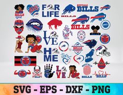 Buffalo Bills logo, bundle logo, svg, png, eps, dxf 2