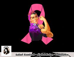 Awesome Rosie The Riveter We Can Do It Breast Cancer T-Shirt copy