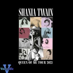 Shania Twain Queen of Me Tour 2023 PNG Silhouette File